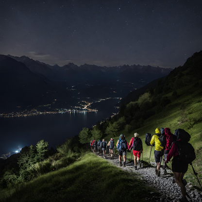 Lake Como Hiking Tour - One Night Camp